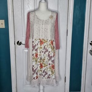 Handmade Upcycled Dress Medium-Large